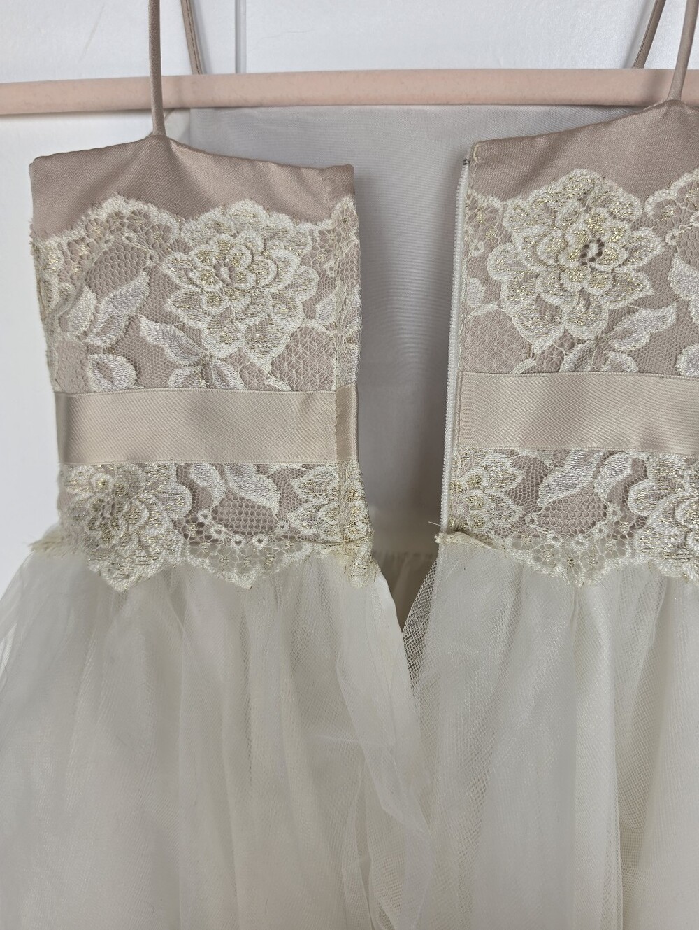 David’s Bridal 3T Flower Girl Dress - Picture 7 of 9